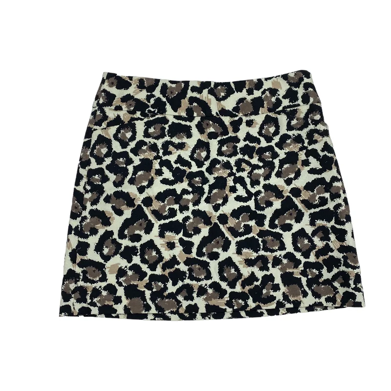 Snug ruching skirt-Animal Print Skirt Mini & Short Loft, Size 6