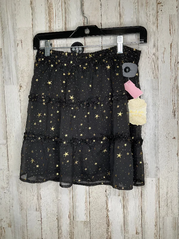 Dappled flared skirt-Black & Gold Skirt Mini & Short Altard State, Size M