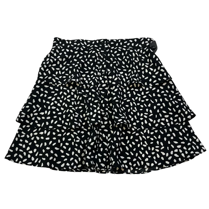 Emblem-pleat skirt-Black Skirt Mini & Short Ee Some, Size M