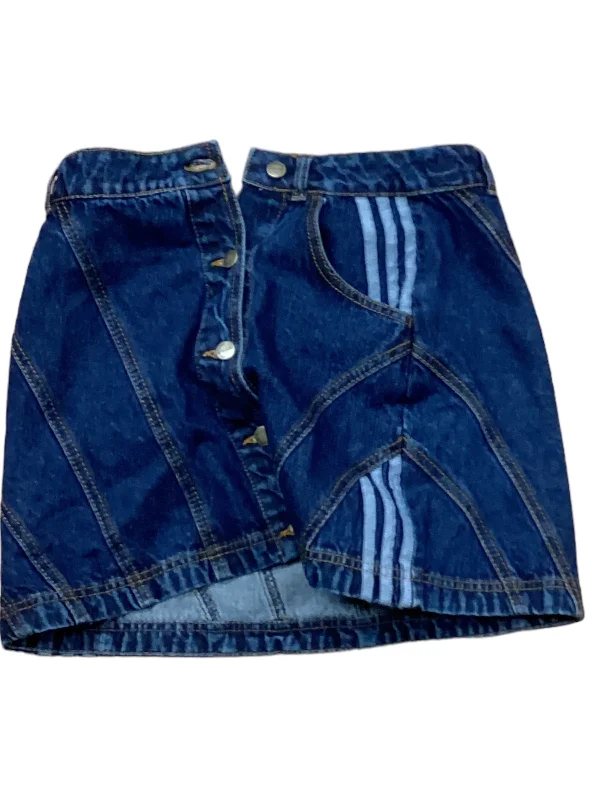 Cottage sack skirt-Blue Denim Skirt Mini & Short Ivy Park, Size M