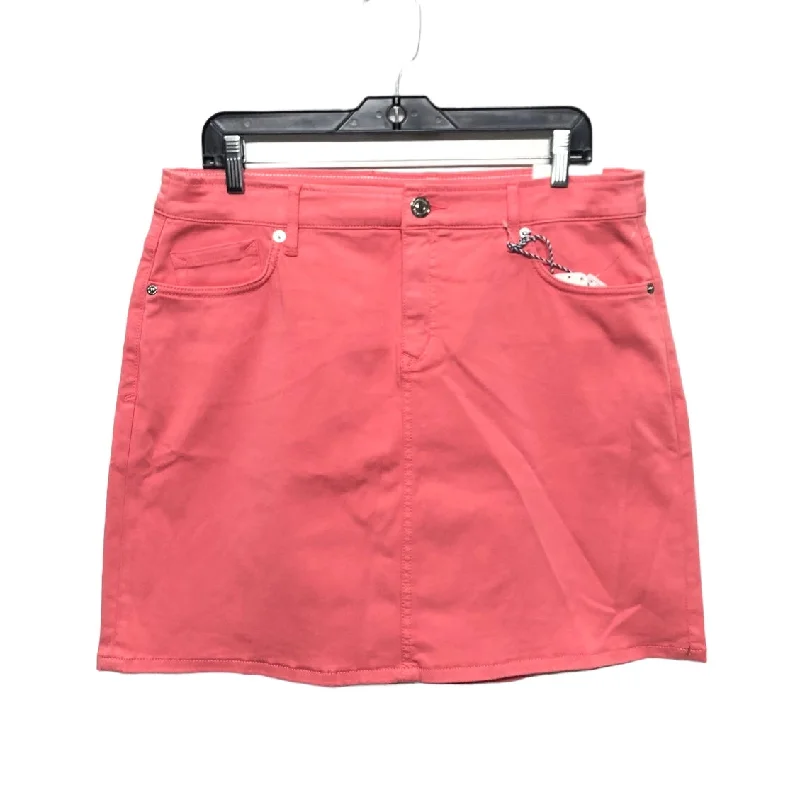 Organic linen skirt-Coral Skirt Mini & Short Tommy Bahama, Size 12