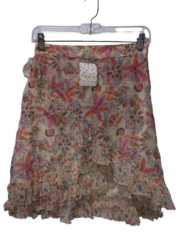 Knot-around beach skirt-Floral Print Skirt Mini & Short Free People, Size Xs