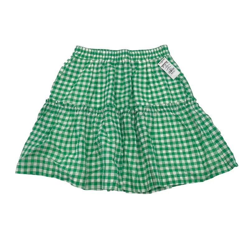 Faint ikat skirt-Green Skirt Mini & Short Draper James Rsvp, Size Xs