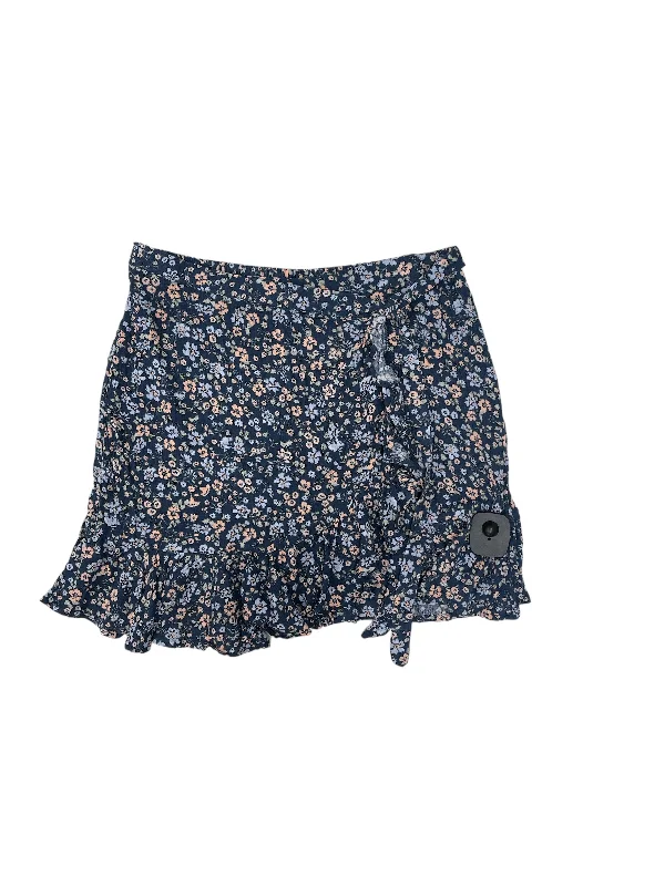 Dappled midi skirt-Navy Skirt Mini & Short Hippie Rose, Size M