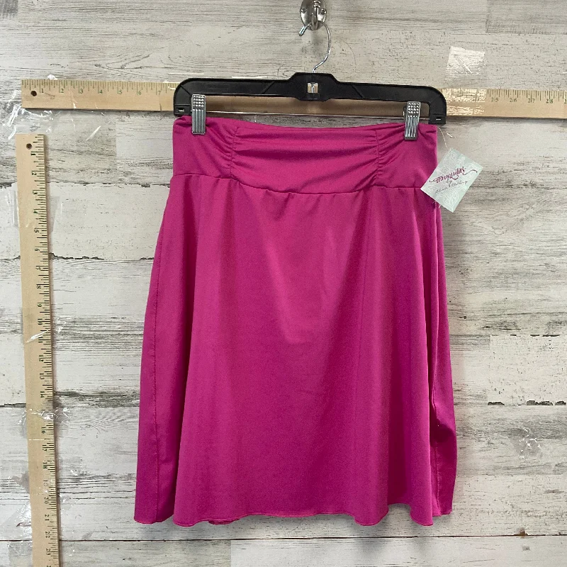 Fitted flared skirt-Pink Skirt Mini & Short Tranquility, Size S