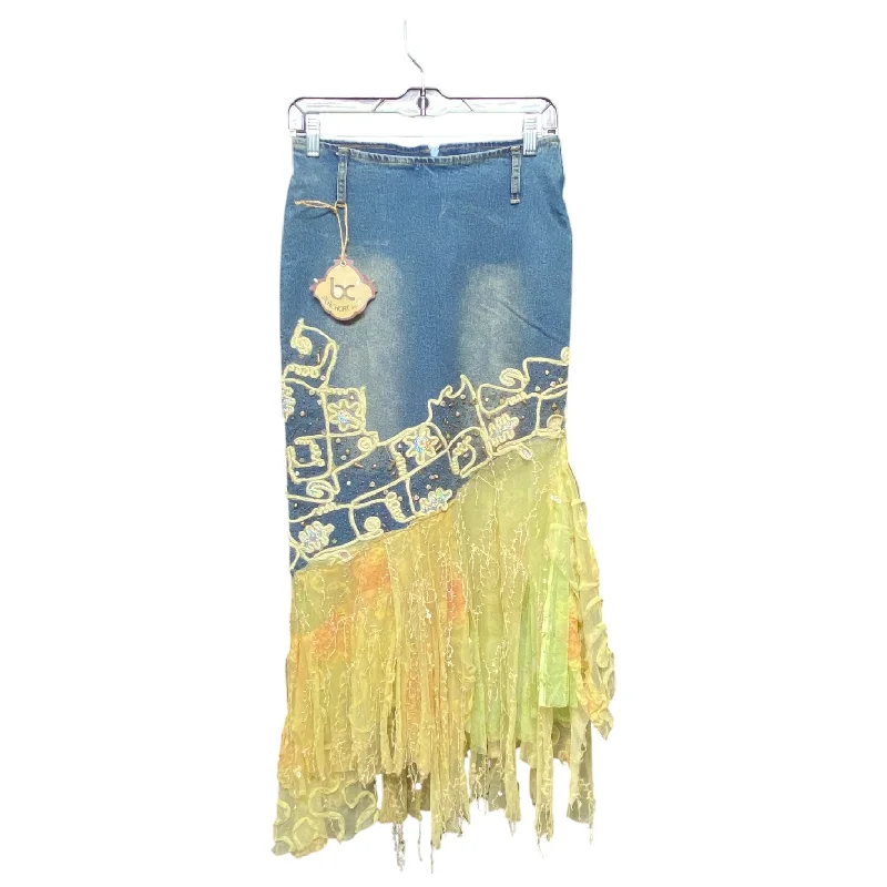 Sleek pencil skirt-Skirt Maxi By Bc Clothing Company In Blue & Green, Size: 2