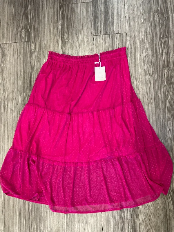 Trip loose skirt-Skirt Maxi By Clothes Mentor In Pink, Size: 0x