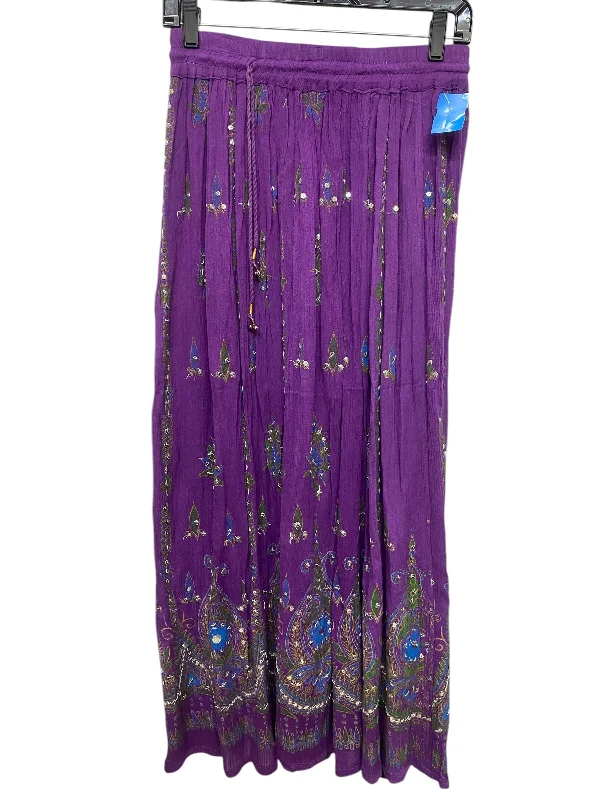 Game tennis skirt-Skirt Maxi By Clothes Mentor In Purple, Size: Osfm