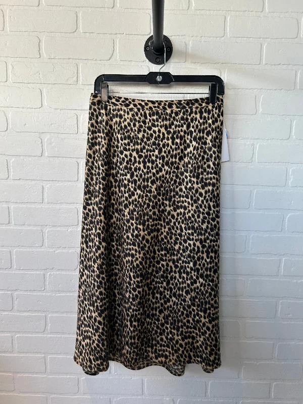 Frilly vacation skirt-Skirt Maxi By J. Crew In Animal Print, Size: 12