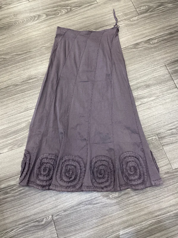 Bold zebra skirt-Skirt Maxi By Solitaire In Purple, Size: M