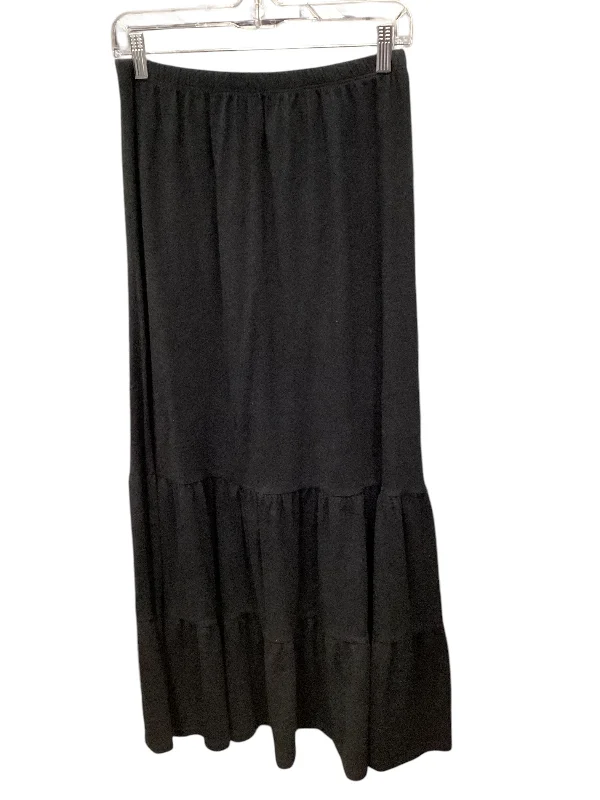 Emblem-pleat skirt-Skirt Maxi By Sundry In Black, Size: S