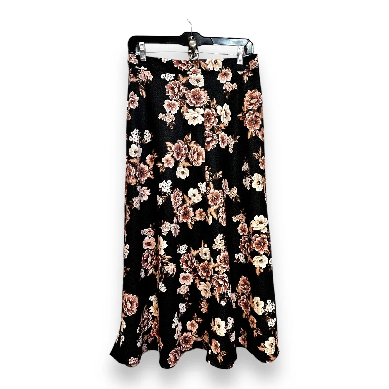 Smooth plush skirt-Skirt Midi By Altard State In Floral Print, Size: L