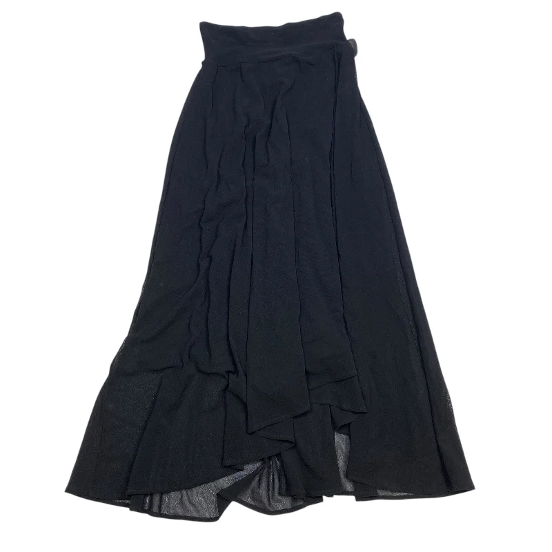 Night plush skirt-Skirt Midi By Fuzzi In Black, Size: M