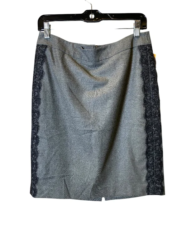 Fine tulle skirt-Skirt Midi By Loft In Grey, Size: 6