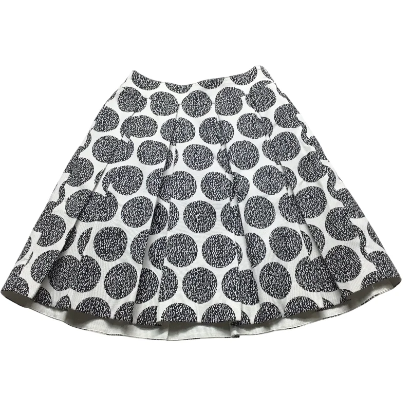 Deep pack skirt-Skirt Midi By White House Black Market In Black & White, Size: 0p