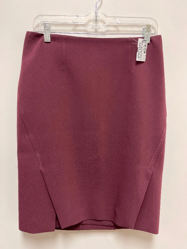 Tidal dapple skirt-Skirt Midi By White House Black Market In Red, Size: 4