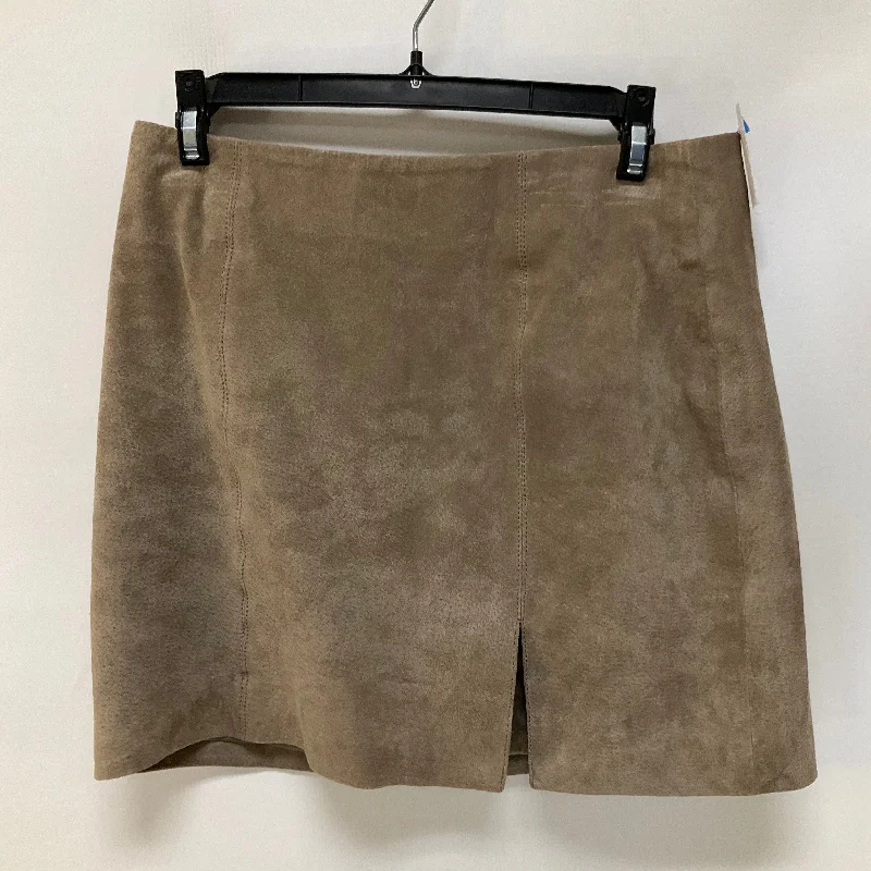 Nomadic threaded skirt-Skirt Mini & Short By Blanknyc In Taupe, Size: 2