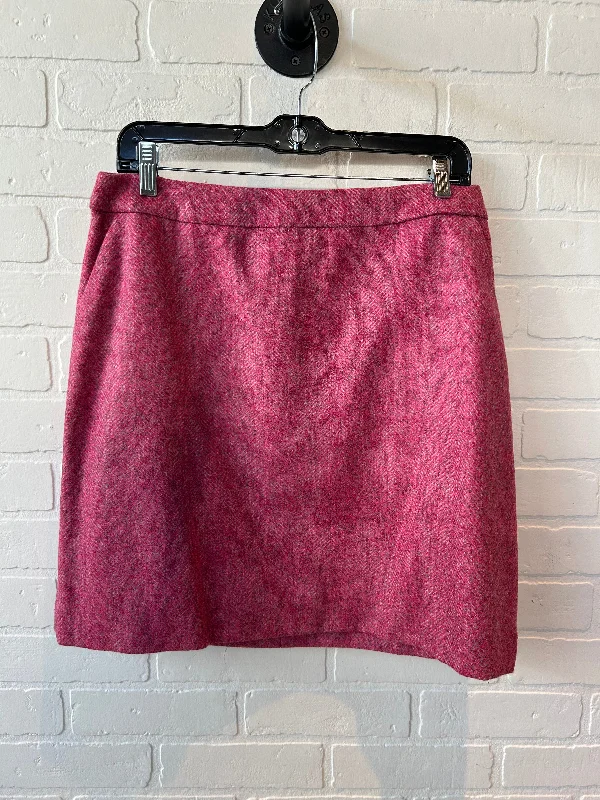 Fluid evening skirt-Skirt Mini & Short By Boden In Pink, Size: 8p