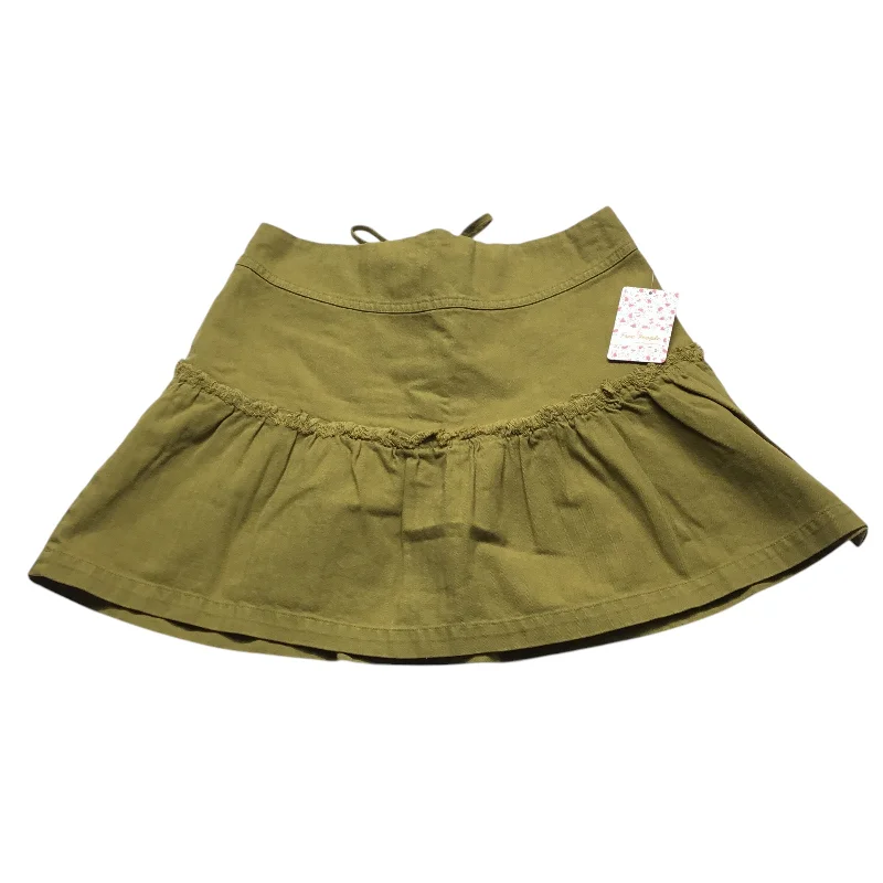 Plush jacquard skirt-Skirt Mini & Short By Free People In Green, Size: 10