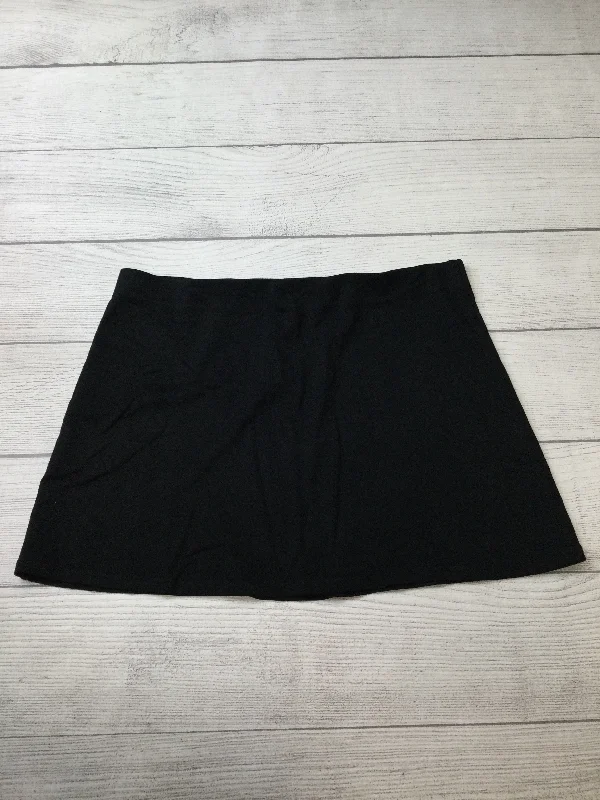 Warm flocked skirt-Skirt Mini & Short By H&m In Black, Size: Xxl