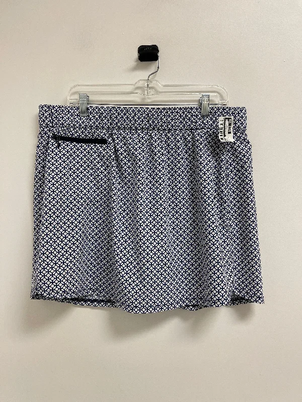 Luxe poplin skirt-Skirt Mini & Short By J. Jill In Purple, Size: L