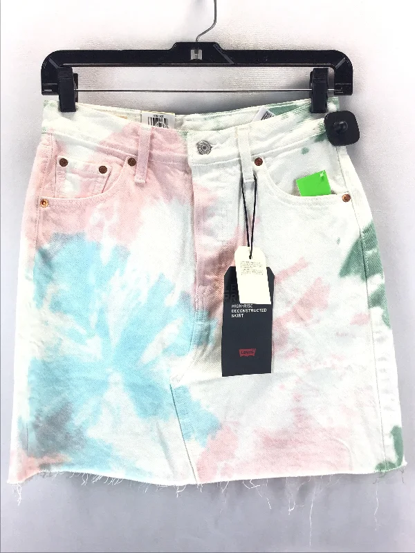 Bloom blush skirt-Skirt Mini & Short By Levis In Multi-colored, Size: 4