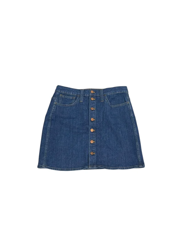 Cozy wool skirt-Skirt Mini & Short By Madewell In Blue Denim, Size: 8