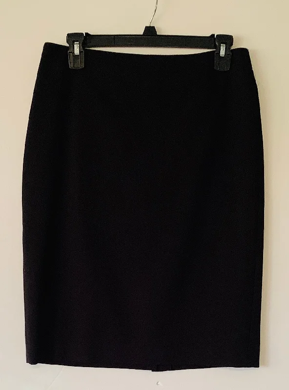 Simple drawstring skirt-Skirt Mini & Short By Talbots In Black, Size: 4