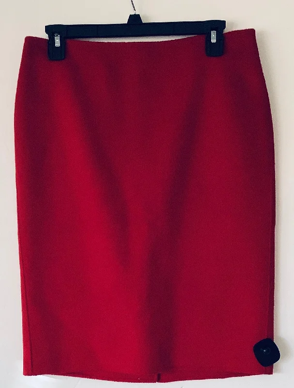 Rich crystal skirt-Skirt Mini & Short By Talbots In Red, Size: 4