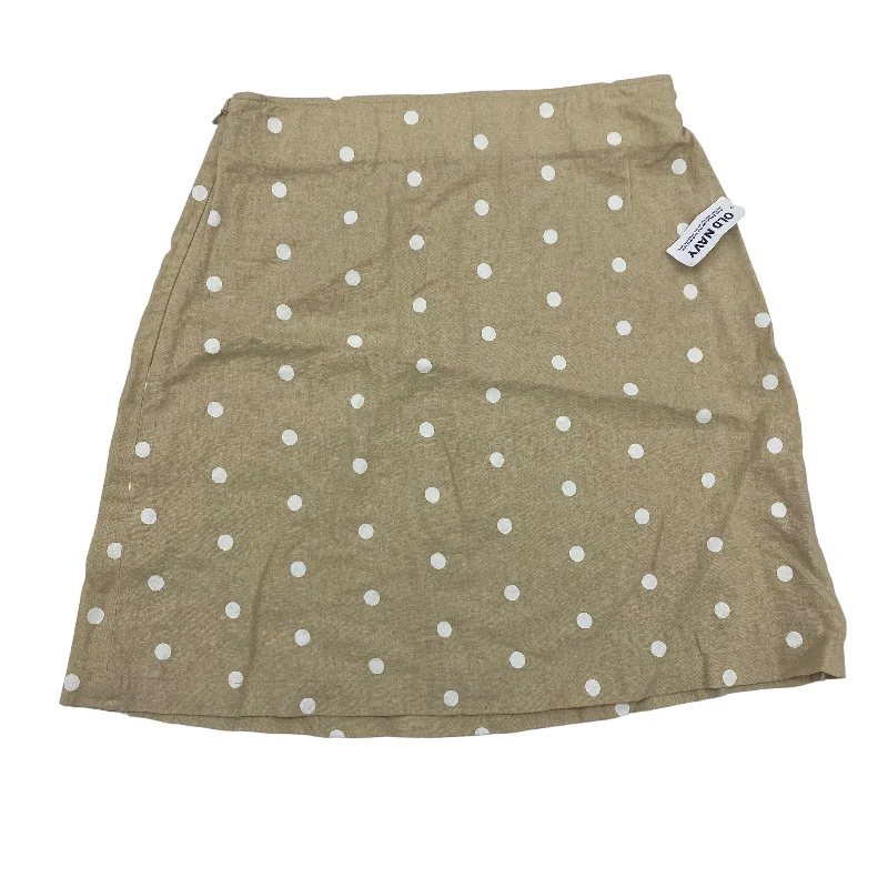 Bold zebra skirt-Tan Skirt Mini & Short Old Navy, Size S