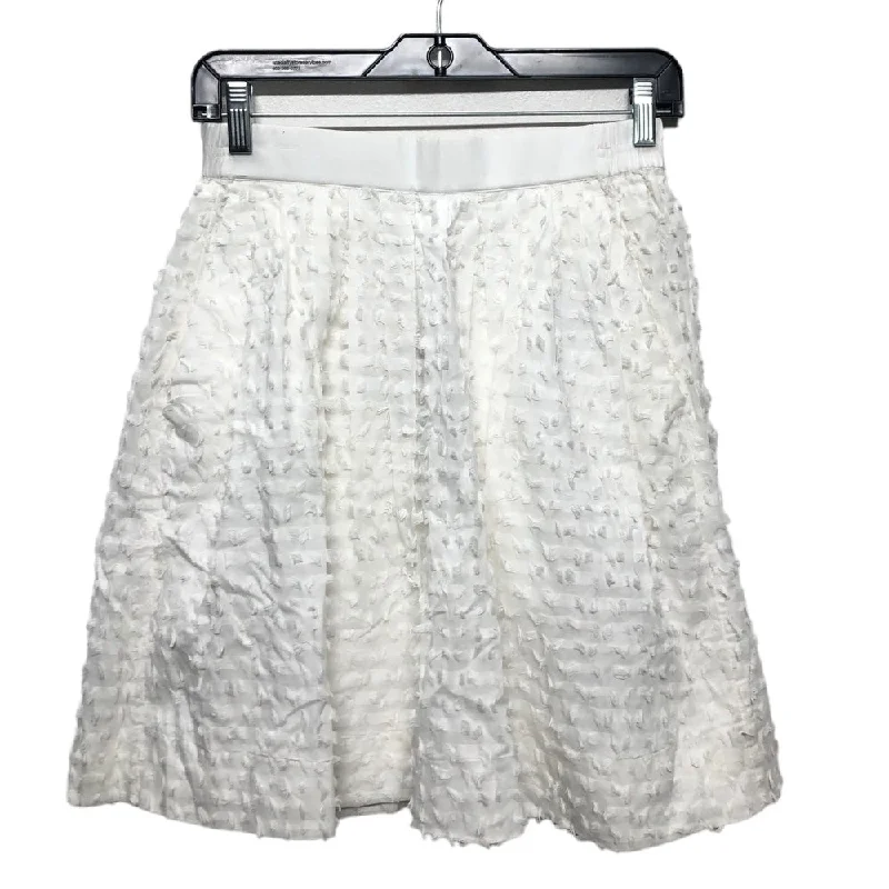 Holographic club skirt-White Skirt Mini & Short J. Crew, Size 0