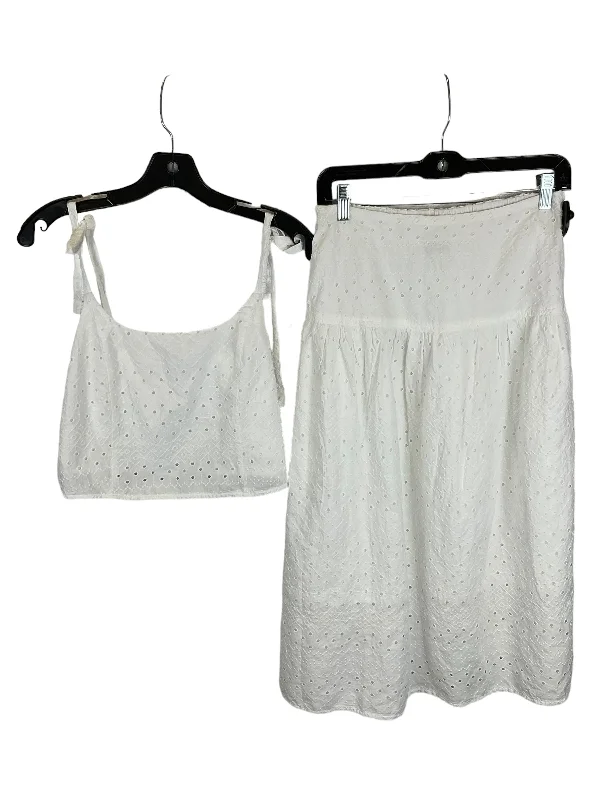 Nap loose skirt-White Skirt Set 2pc Old Navy, Size S