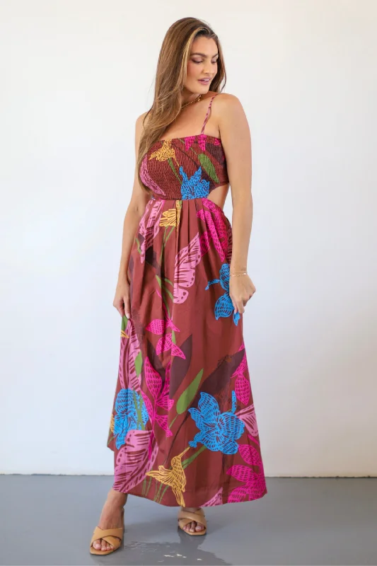 Curved-fit dress-August Air Maxi Dress