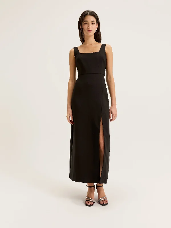 Slinky date dress-Barcelona Maxi Dress