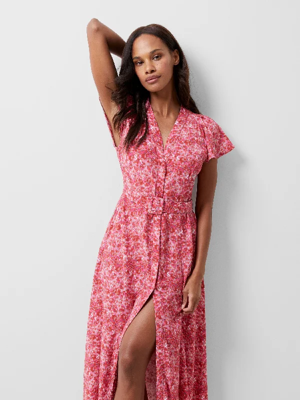 Safari street dress-Cass Eco Delphine Midi Dress