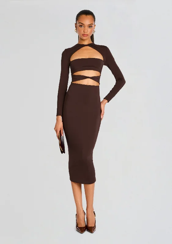 Core curved dress-Karma Midi Dress